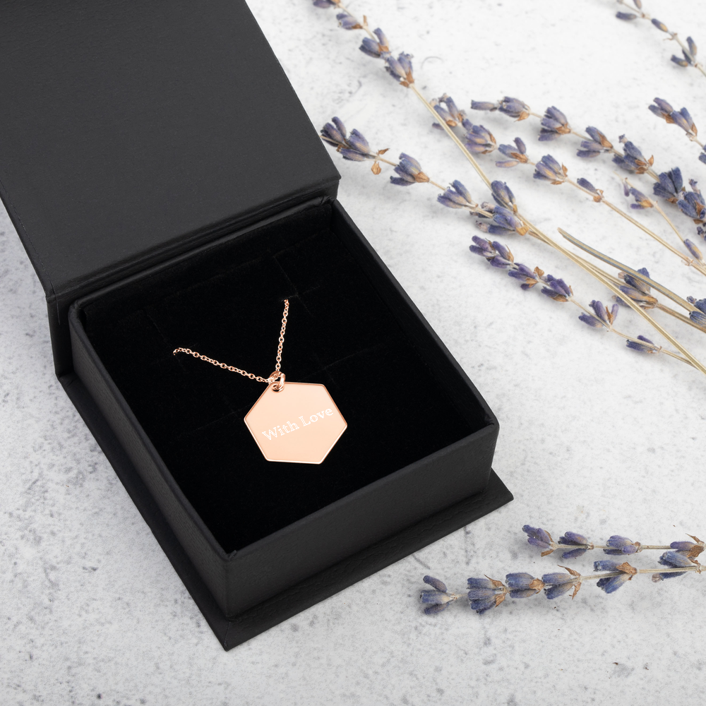 18k Rose Gold Coated Personalised Necklace