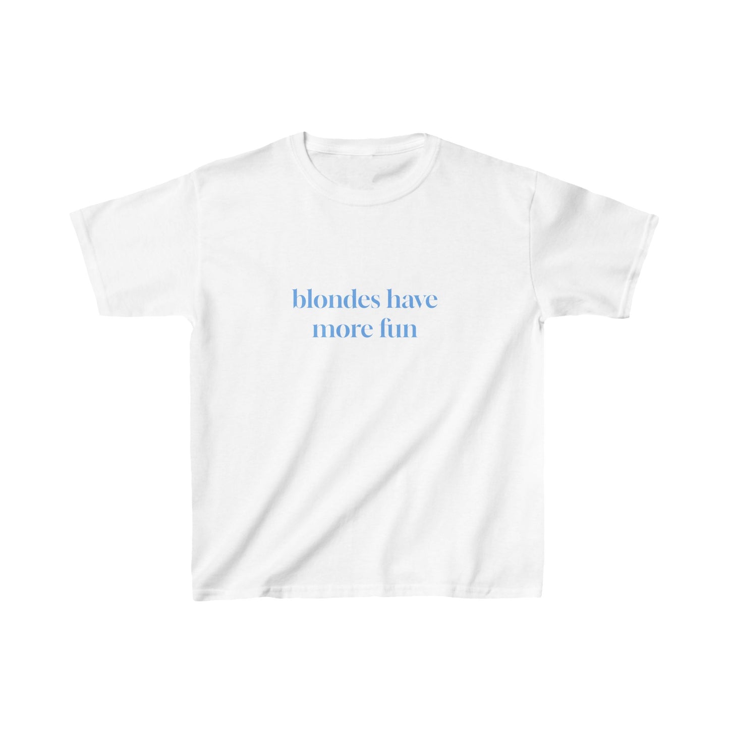 blondes have more fun BABY TEE