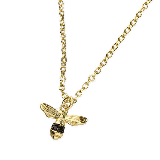 Gold Bee Necklace