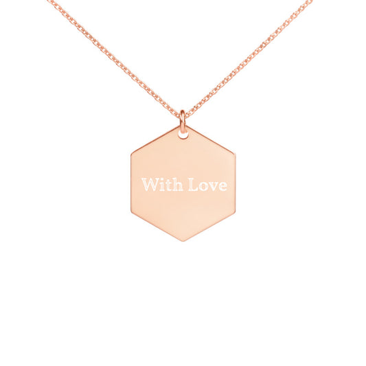 18k Rose Gold Coated Personalised Necklace